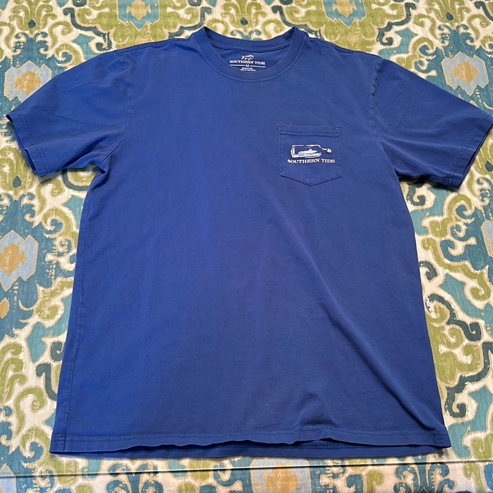 dark blue southern tide tee